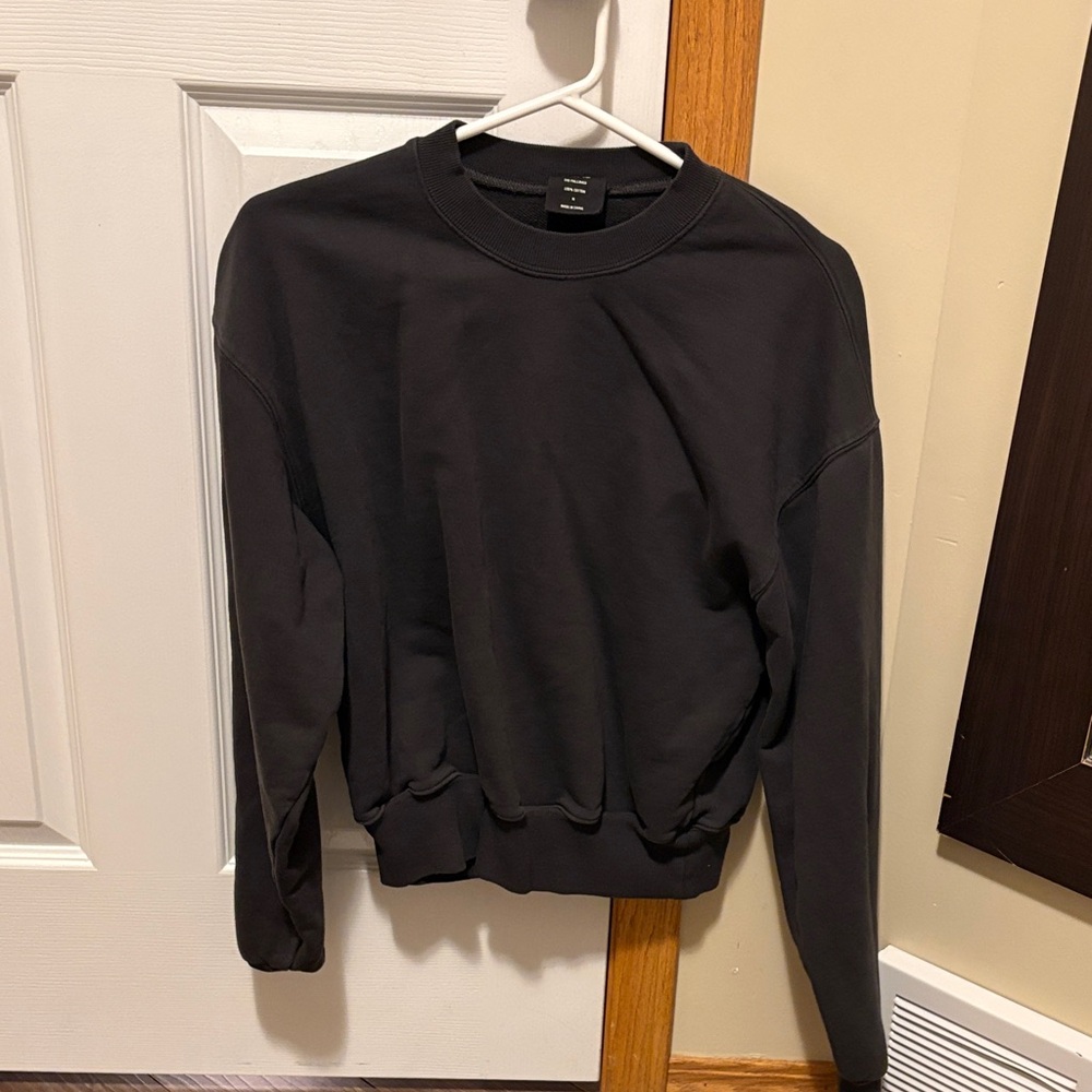 SKIMS women’s Charcoal Crewneck Sweater